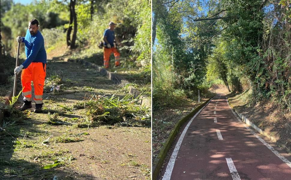 pulizia pista ciclabile spirito santo cosenza
