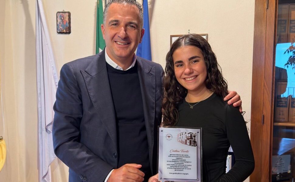 Castrolibero targa Cristina Fiorita