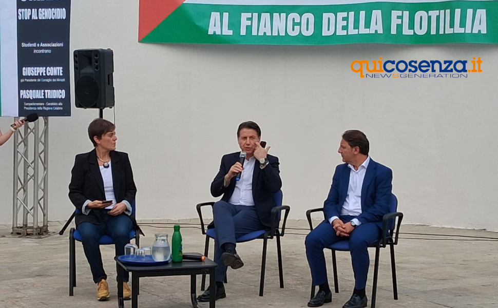 Conte e Tridico all'Unical 01