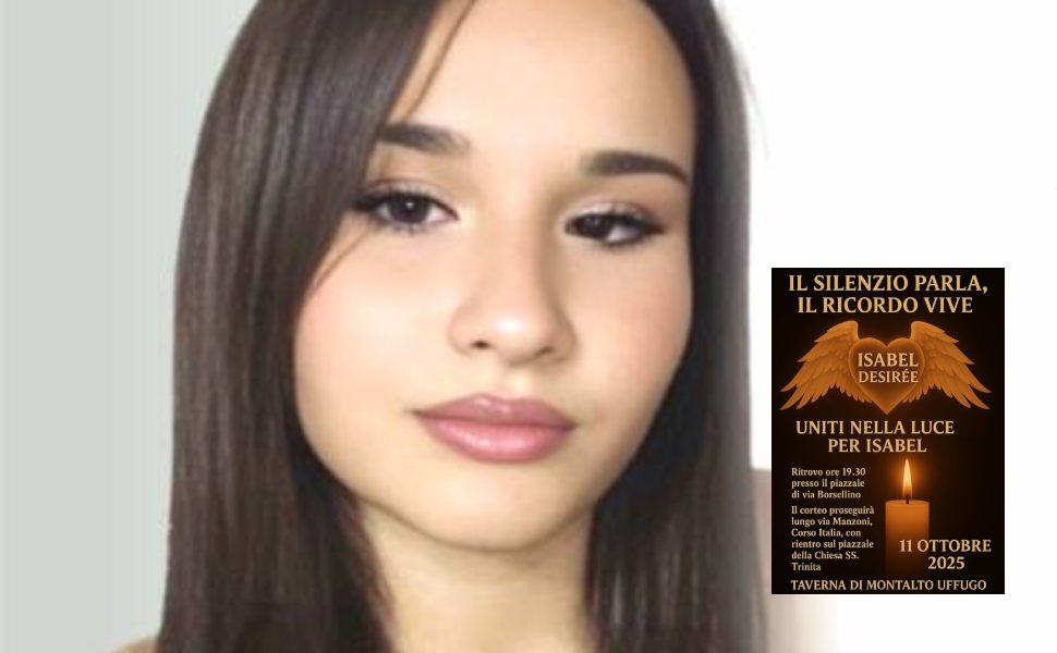 isabel desiré fiaccolata silenziosa