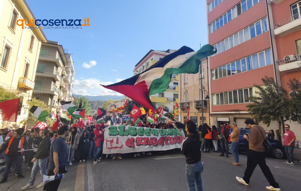 Manifestazione ProPal Cosenza
