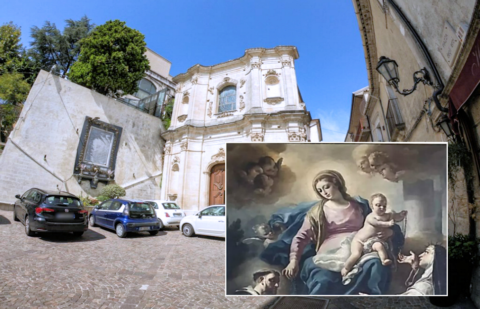 Rende chiesa Rosario dipinto