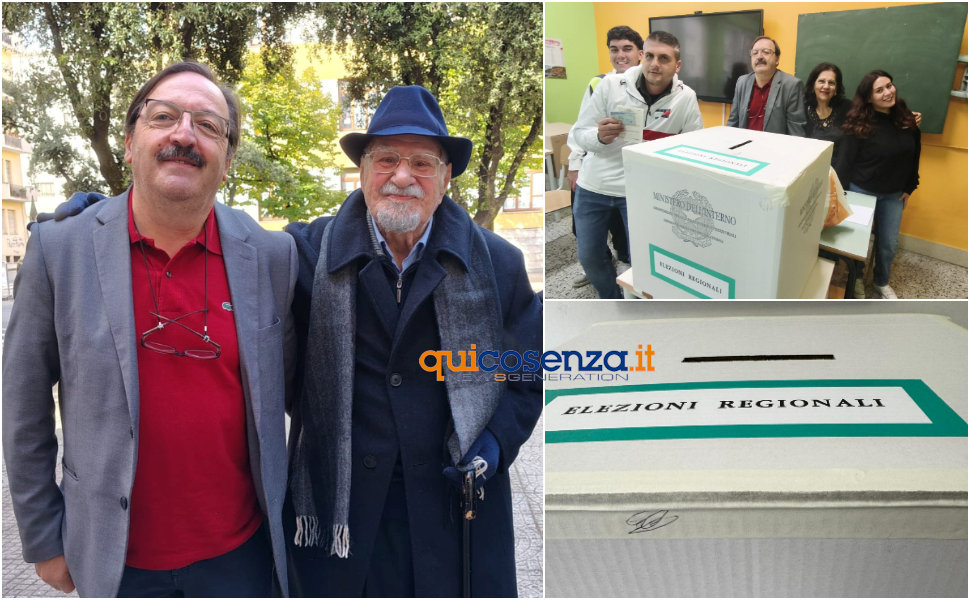 Vincenzo Cretella seggio voto Cosenza 104 anni
