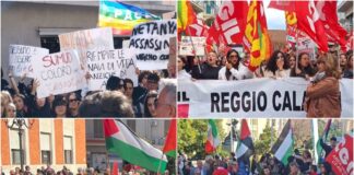 cortei sciopero generale calabria 3 ottobre