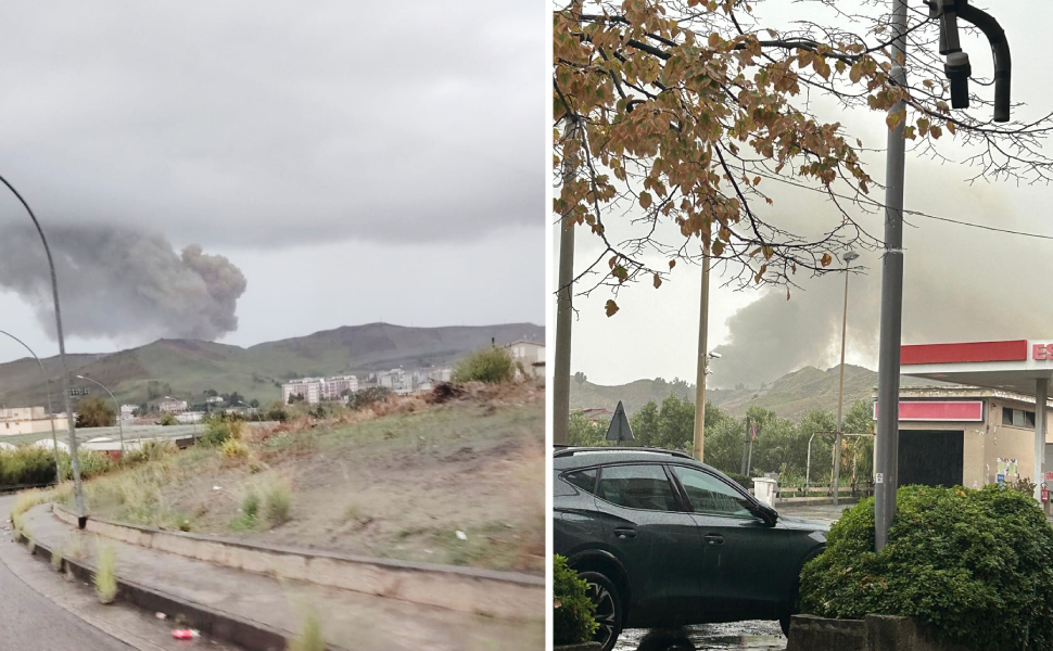 incendio capannone agricolo
