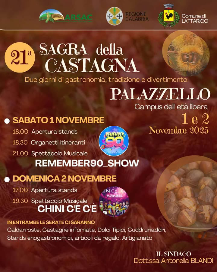 sagra castagna lattarico palazzello