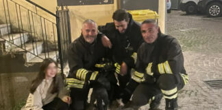 vigili fuoco acri cagnolina 01