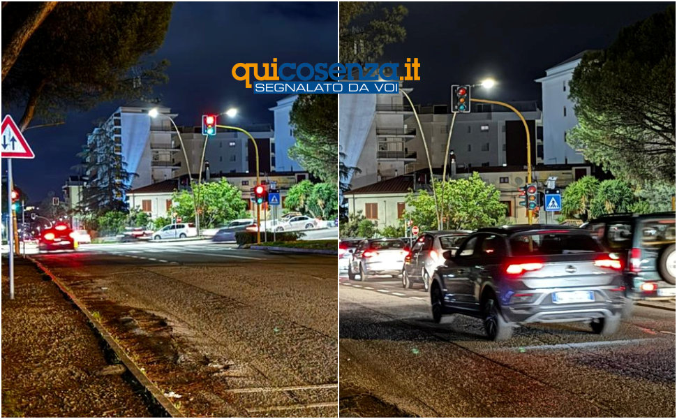 Semaforo Rende in Tilt