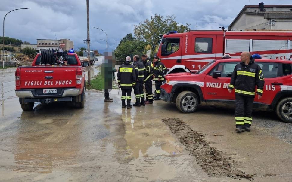 vigili fuoco maltempo